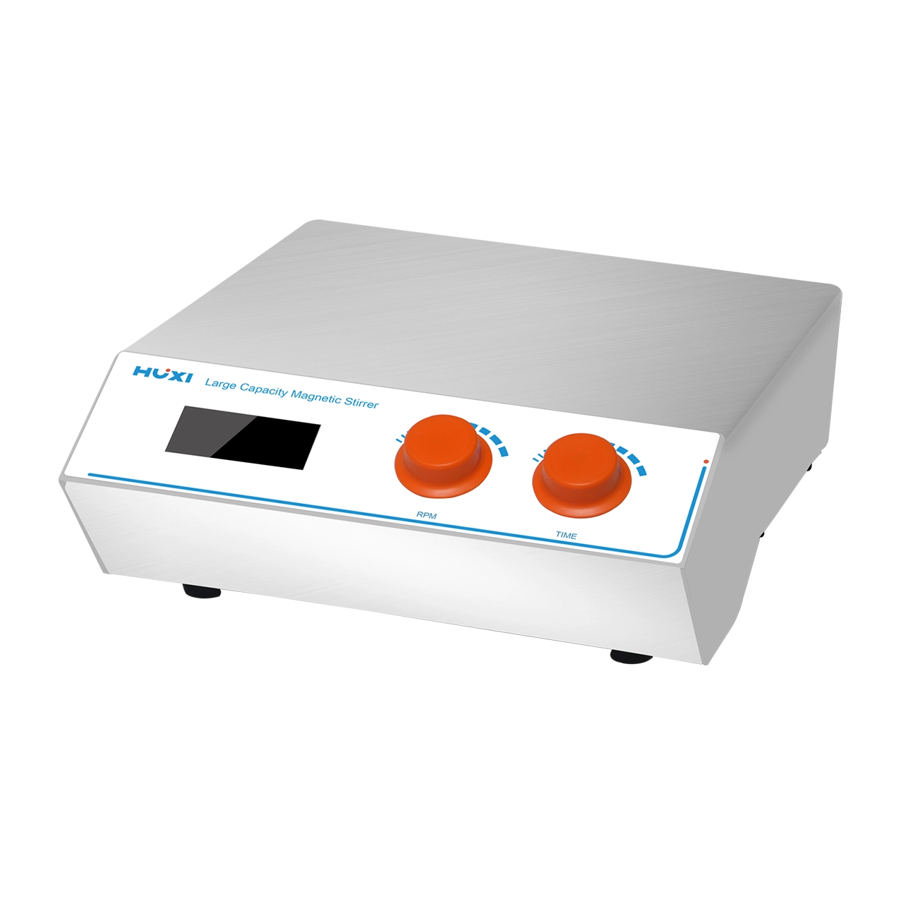 Laboratory setup demonstrating proper equipment alignment and fluid dynamics